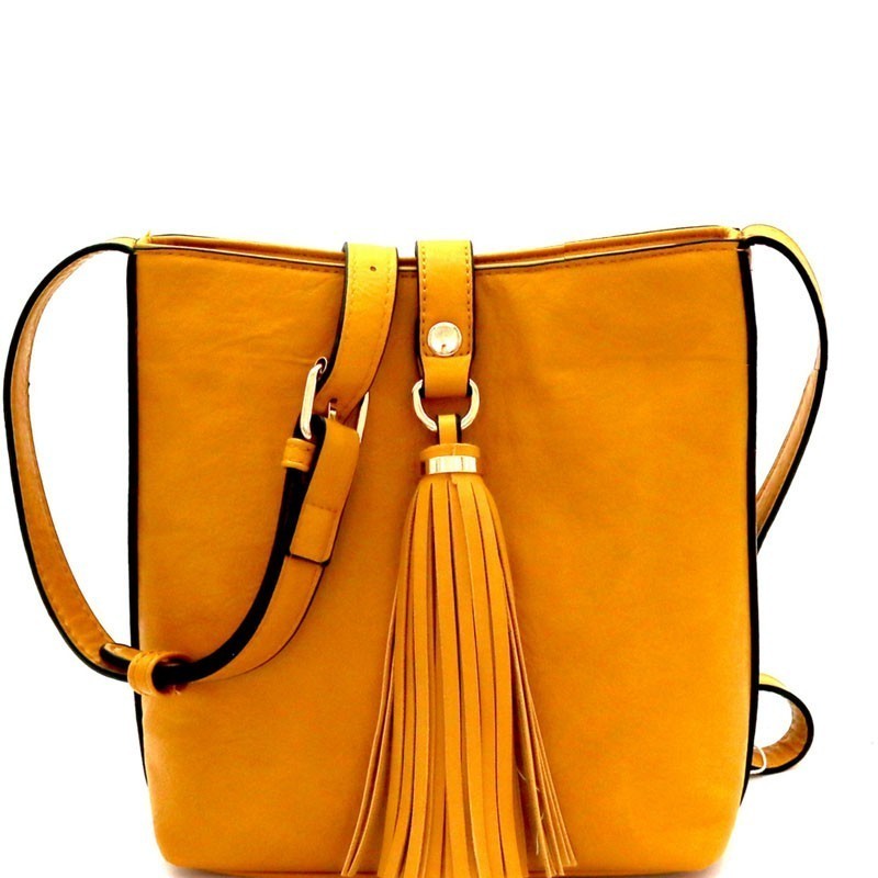 tassel cross body bag